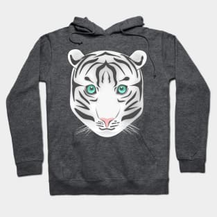 White Bengal Tiger Hoodie